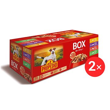 

Propesko kapsičky pro psy mix masa 48 × 100 g 2 ks