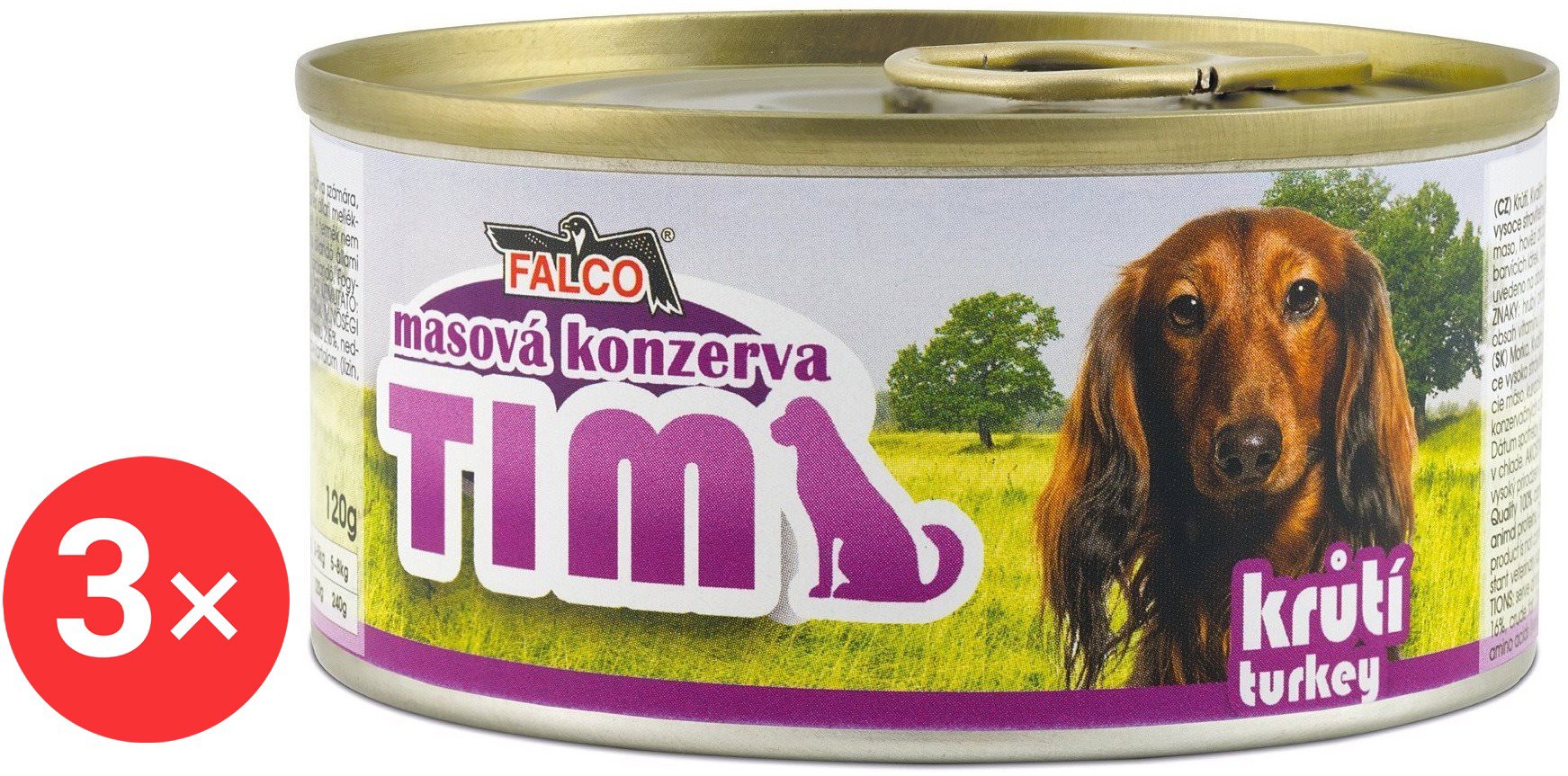 

Sokol Falco TIM krůtí 3 × 120 g