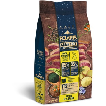 

Polaris bezobilné granule s čerstvým masem Adult s kachním a krůtím 12 kg