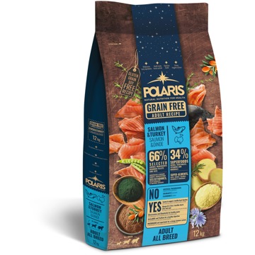 

Polaris bezobilné granule s čerstvým masem Adult s lososem a krůtím 12 kg