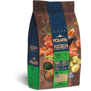 

Polaris bezobilné granule s čerstvým masem Adult Small Breed s jehněčím a lososem 5 kg