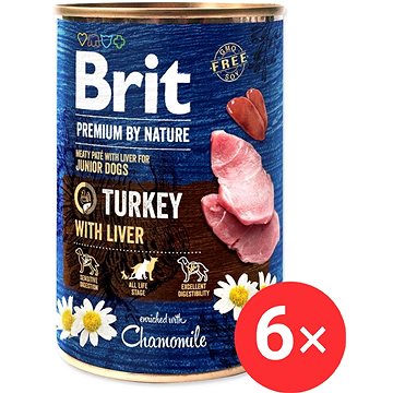 

Brit Premium by Nature Turkey with Liver 6 × 400 g