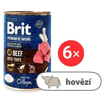 

Brit Premium by Nature Beef with Tripes 6 × 400 g