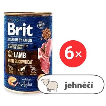 

Brit Premium by Nature Lamb with Buckwheat 6 × 400 g