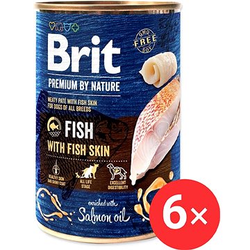 

Brit Premium by Nature Fish with Fish Skin 6 × 400 g