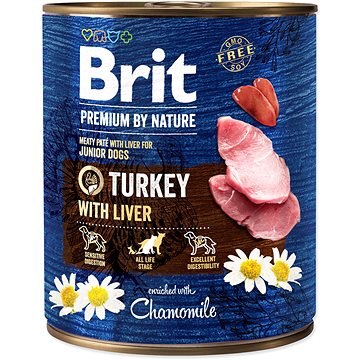 

Brit Premium by Nature Turkey with Liver 800 g