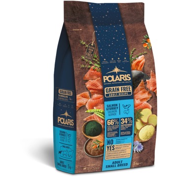 

Polaris bezobilné granule s čerstvým masem Adult Small Breed s lososem a krůtím 5 kg