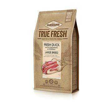 

Carnilove True Fresh Granule pro velká plemena s čerstvým kachním 4 kg
