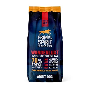 

Primal Spirit Dog Wanderlust 70% 12 kg