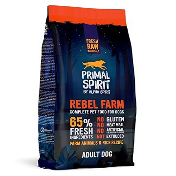 

Primal Spirit Dog Rebel Farm 65% 1 kg