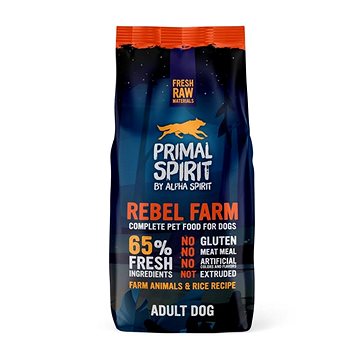 

Primal Spirit Dog Rebel Farm 65% 12 kg