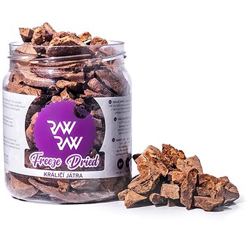 

Raw Raw mrazem sušená Králičí játra 80 g