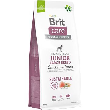 

Brit Care Dog Sustainable s kuřecím a hmyzem Junior Large Breed 12 kg