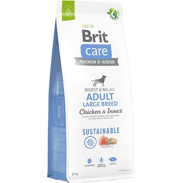 

Brit Care Dog Sustainable s kuřecím a hmyzem Adult Large Breed 12 kg