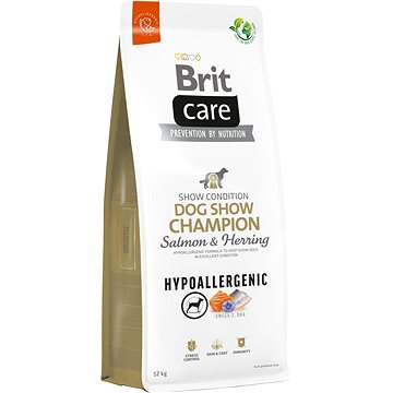 

Brit Care Dog Hypoallergenic s lososem a sleděm Dog Show Champion 12 kg