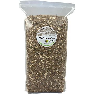 

Bohemia Pet Food sušený barf hovězí a vepřové C 5 kg