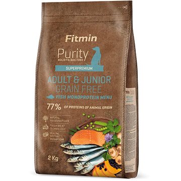 

Fitmin Purity Dog grain free Adult & Junior Fish Menu 2 kg