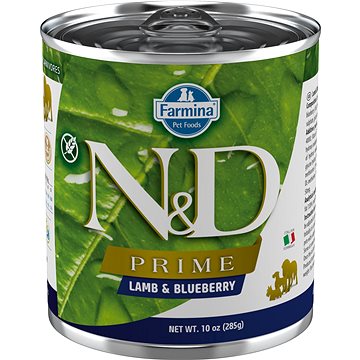 

N&D Prime Dog Adult Lamb & Blueberry 285 g