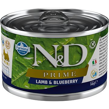 

N&D Prime Dog Adult Lamb & Blueberry Mini 140 g