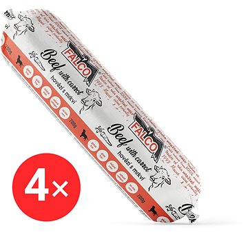 

Sokol Falco Salám hovězí s mrkví 4 × 700 g