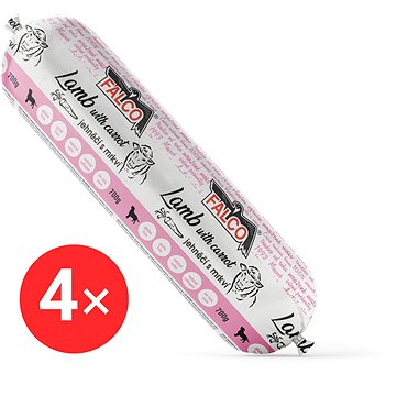 

Sokol Falco Salám jehně s mrkví 4 × 700 g