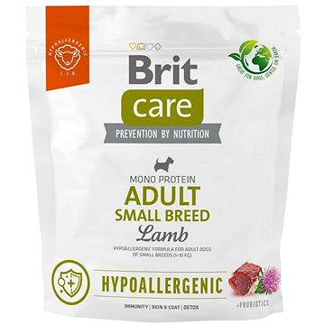 

Brit Care Dog Hypoallergenic s jehněčím Adult Small Breed 1 kg