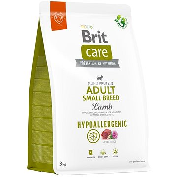 

Brit Care Dog Hypoallergenic s jehněčím Adult Small Breed 3 kg