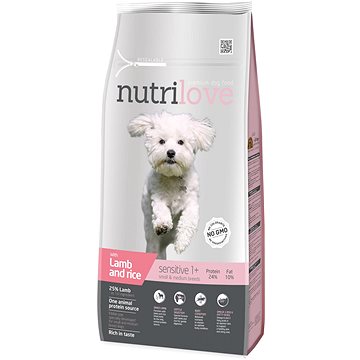 

Nutrilove Sensitive Small & Medium breeds 8 kg