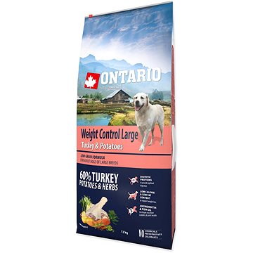 

Ontario Large Weight Control Turkey & Potatoes 12 kg