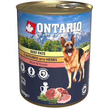 

Ontario Konzerva hovězí paté s bylinkami 800 g