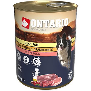 

Ontario Konzerva kachní paté s brusinkami 800 g