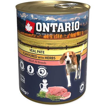 

Ontario Konzerva telecí paté s bylinkami 800 g