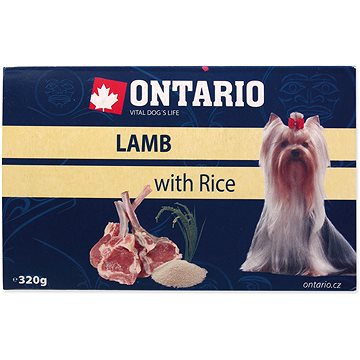 

Ontario Vanička jehněčí s rýží 320 g