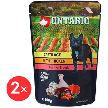 

Ontario Kapsička chrupavky s kuřecím ve vývaru 2 × 100 g