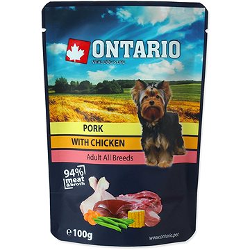 

Ontario Kapsička vepřové s kuřecím ve vývaru 100 g