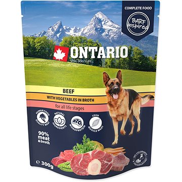 

Ontario Kapsička hovězí se zeleninou ve vývaru 300 g