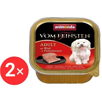 

Animonda paštika pro psy Adult hovězí, krůtí srdce 2 × 150 g