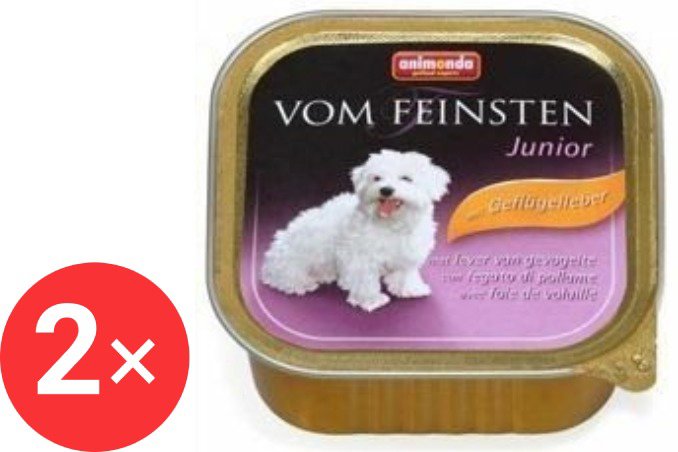 

Animonda paštika pro psy Junior hovězí, drůbeží 2 × 150 g