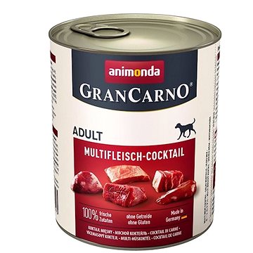

Grancarno konzerva pro psy Adult masový koktejl 400 g