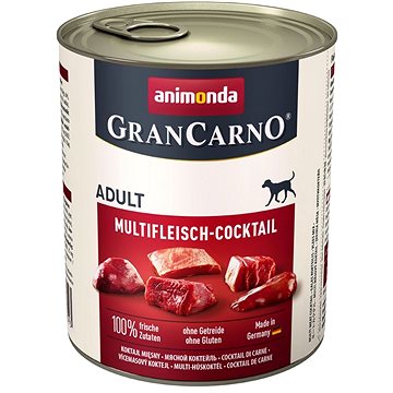 

Grancarno konzerva pro psy Adult multi masový koktejl 800 g