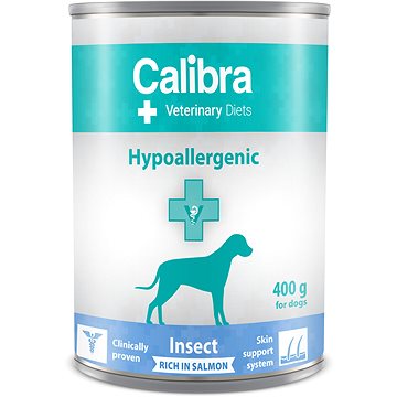 

Calibra VD Dog konz. Hypoallergenic Insect & Salmon 400 g