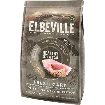 

Elbeville Adult All Breeds Healthy Skin and Coat Fresh Carp 1,4 kg