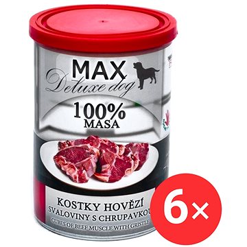 

Sokol Falco MAX deluxe kostky hovězí svaloviny s chrupavkou 6 × 400 g
