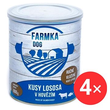 

Sokol Falco FARMKA DOG s lososem 4 × 800 g