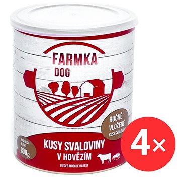 

Sokol Falco FARMKA DOG se svalovinou 4 × 800 g