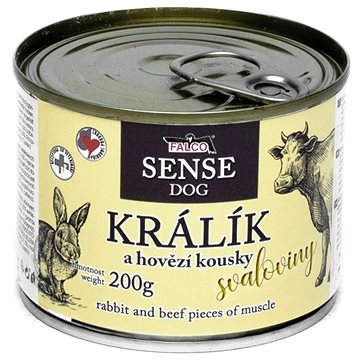 

Sokol Falco Sense Dog králík a hovězí 200 g