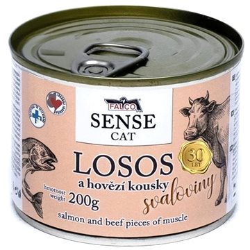 

Sokol Falco Sense Cat losos a hovězí 200 g