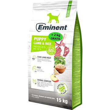 

Eminent Puppy Lamb and Rice High Premium 15 kg + 2 kg