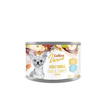 

Calibra Dog Verve konz. GF Adult Small Duck & Turkey 200 g