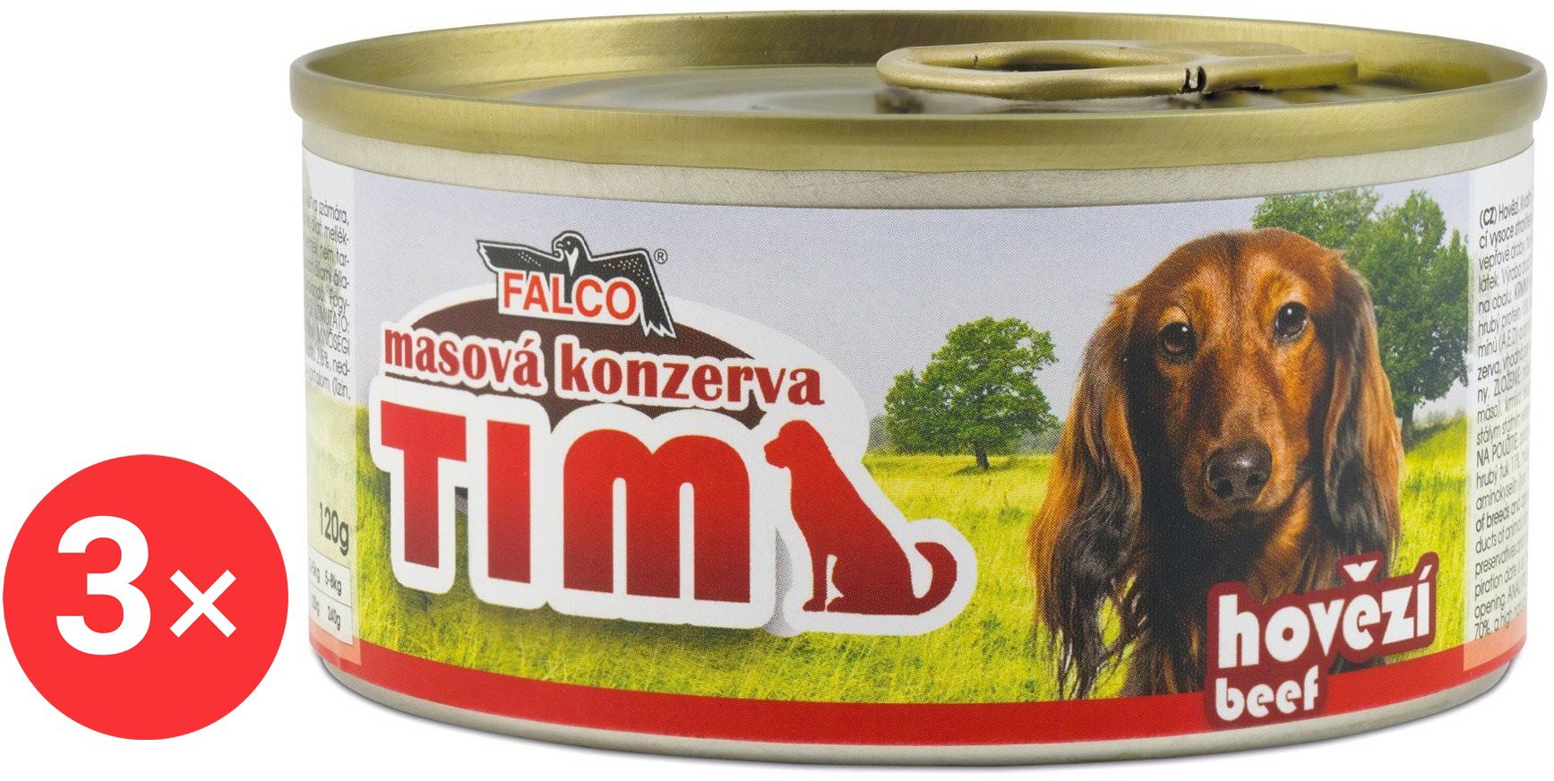 

Sokol Falco TIM hovězí 3 × 120 g